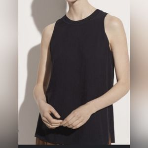 Vince Rib Knit Trim Tank